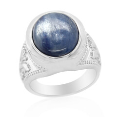 Bague pour homme en argent et Kyanite