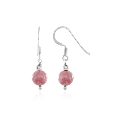 Boucles d'oreilles en argent et Tourmaline rose
