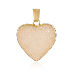 Pendentif en argent et Agate Druzy (Bali Barong)