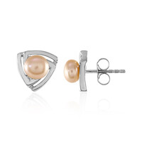 Boucles d'oreilles en argent et Perle de culture d'eau douce