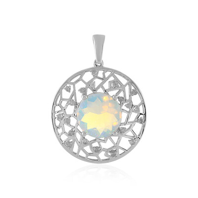Pendentif en or et Opale Welo (Ornaments by de Melo)