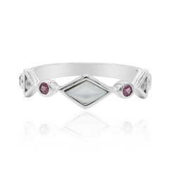 Bague en argent et Nacre
