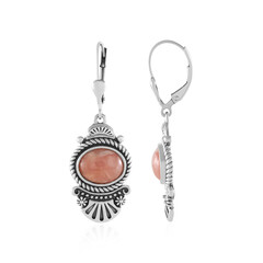 Boucles d'oreilles en argent et Rhodochrosite (Desert Chic)