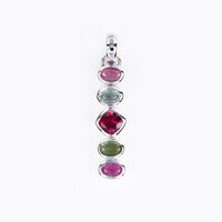 Pendentif en argent et Tourmaline