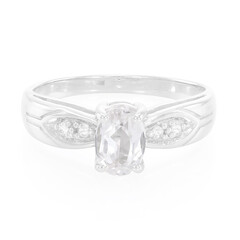 Bague en argent et Kunzite blanche