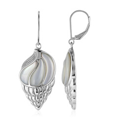 Boucles d'oreilles en argent et Nacre (Art of Nature)