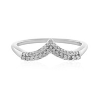 Bague en argent et Diamant I2 (I)