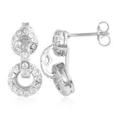 Boucles d'oreilles en argent et Zircon