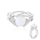 Bague en argent et Opale Welo AAA (de Melo)