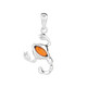 Pendentif en argent et Ambre baltique (dagen)