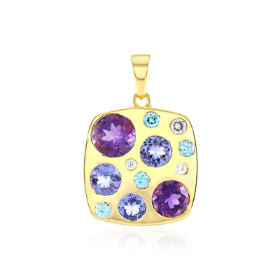Pendentif en argent et Améthyste de Sibérie