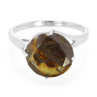 Bague en argent et Quartz Dinosaure