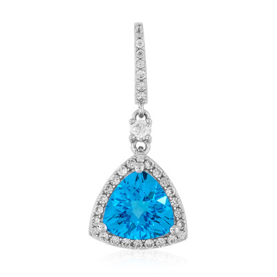 Pendentif en argent et Topaze de Marambaia