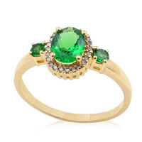 Bague en or et Grenat Tsavorite