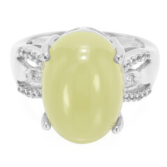 Bague en argent et Aragonite de Capillitas