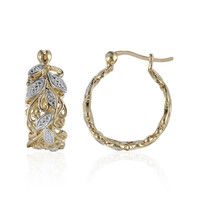 Boucles d'oreilles en argent et Diamant I3 (I)