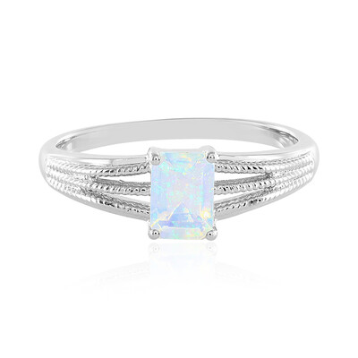 Bague en argent et Opale Welo