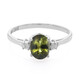 Bague en argent et Tourmaline cuprifère