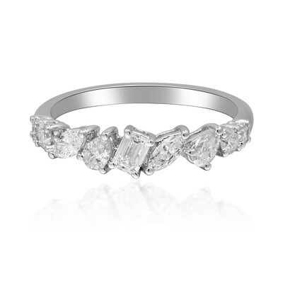 Bague en platine et Diamant SI1 (H) (CIRARI)
