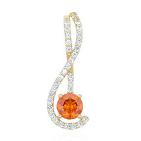 Pendentif en or et Sphalérite