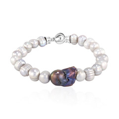 Bracelet en argent et Perle de culture d'eau douce (TPC)