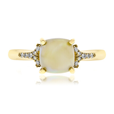 Bague en or et Opale Welo AAA