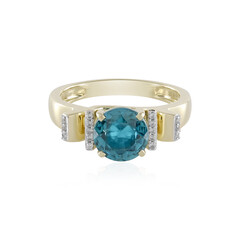 Bague en or et Zircon Ratanakiri AAA (de Melo)
