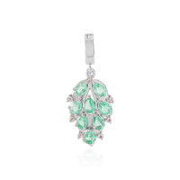 Pendentif en argent et Emeraude de Russie