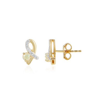 Boucles d'oreilles en argent et Opale Welo