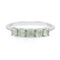 Bague en argent et Tourmaline Paraïba
