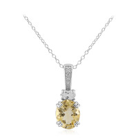 Collier en argent et Citrine