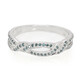 Bague en argent et Diamant fantaisie