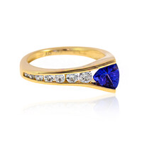 Bague en or et Tanzanite AAA (de Melo)
