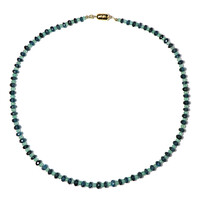 Collier en argent et Emeraude de Zambie (Riya)