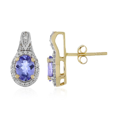 Boucles d'oreilles en or et Tanzanite (Adela Gold)