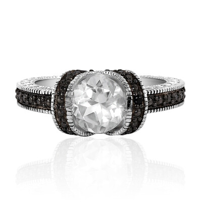 Bague en argent et Quartz blanc