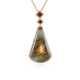 Collier en argent et Labradorite cuivrée de Maniry (KM by Juwelo)