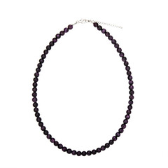 Collier en argent et Stichtite