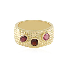 Bague en argent et Grenat Rhodolite