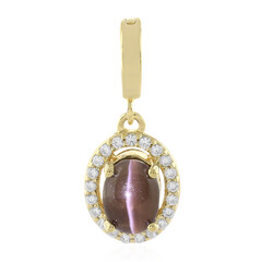 Pendentif en argent et Sillimanite œil-de-chat