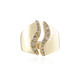 Bague en argent et Diamant chocolat I2