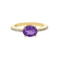 Bague en argent et Améthyste de Sibérie