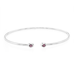 Bracelet en argent et Rhodolite du Rajasthan