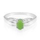 Bague en argent et Chrysoprase impériale
