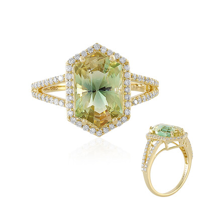 Bague en or et Pierre du Soleil de l’Orégon (AMAYANI)