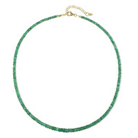 Collier en argent et Emeraude de Zambie