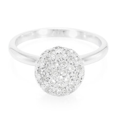 Bague en argent et Zircon