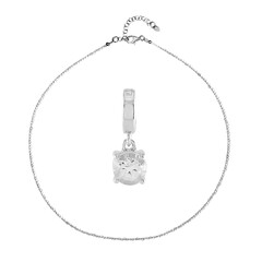 Parure en argent et Topaze blanche