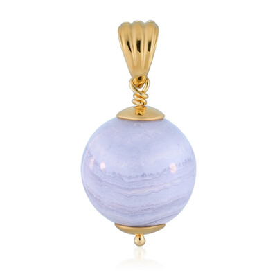 Pendentif en argent et Calcédoine