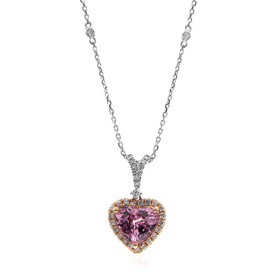 Collier en or et Spinelle rose de Birmanie (CIRARI)